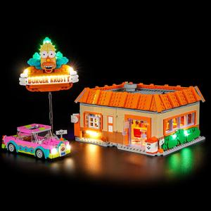 LIGHTAILING Light for Lego-10352 The Simpsons: Krusty-Burger - Led Lighting Kit Compatible with Lego Building Blocks Model - NOT Included The Model Set