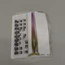 KISS imPRESS Falsies Press On Self Adhesive Eyelashes, 12mm14mm Natural Volume Press On Lashes, Black, No Glue Needed, Invisible Band, 20 Lash Clusters & NonStick Applicator  Natural