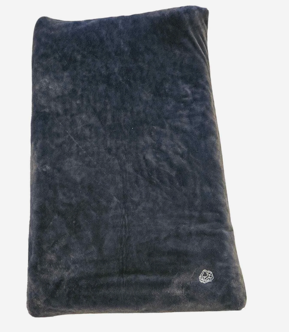 2 Pcs Dog Bed 41 x 27 Inch, Gray, Removable Cover, 3-Inch Thick, For Dogs Up to 80lbs