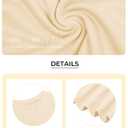 Haloumoning Girls Long Sleeve Tees Kids Casual Crewneck Pleated T Shirts Cute Fall Tops 5-14 Years Beige
