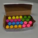 JOYIN 24 pcs Mini Bubble Bottles with Wand Assortment for Kids, Bubbles Party Favors Supplies, Summer Toy for Toddler, Valentines Day Goodie Bag Stuffer, Birthday Gifts for Toddlers