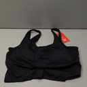THE GYM PEOPLE Womens' Sports Bra Longline Wirefree Padded with Medium Support (XX-Large, Black)