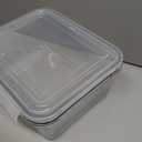 Large Glass Food Storage Container - Baking Containers with Hinged Locking Lids. 100% Leak Proof. 12 Cups / 3000 ml