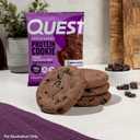 Quest Soft & Chewy Protein Cookie - 15g Protein - Double Chocolate Chip (12 Cookies) (EXP 06/27/26)