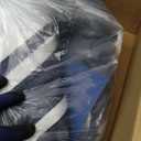 Bedsure Queen Comforter Set 7 Pieces, Blue Striped Bedding Set for All Seasons, Reversible, Cationic Dyeing Bed in a Bag with Comforter, Sheets, Pillowcases & Shams