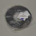 Black Rubber Weather Stripping Door Seal Strip, D Shape Door Weather Seal Strip, Self-Adhesive Soundproofing Frame Insulation Tape for Doors Frame/Window Seal,Blocks Cold Drafts Noise (23 feet)