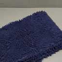 OLANLY Bathroom Rugs 36x24, Extra Soft Absorbent Chenille Bath Rugs, Rubber Backing Quick Dry, Machine Washable Bath Mats for Bathroom Floor, Tub and Shower, Home Decor Accessories, Twilight Sapphire