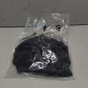 Blooming Jelly Womens High Waisted Bikini Set Tie Knot High Rise Two Piece Swimsuits Bathing Suits (Small, Black)