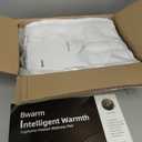 Bwarm Premium Multi-Zone Electric Heated Mattress Pad Queen Size, 60" x 80", Dual Controllers, 9 Heat Settings, 1-12 Hours Auto Off, Individual Body and Feet Settings, Machine Washable