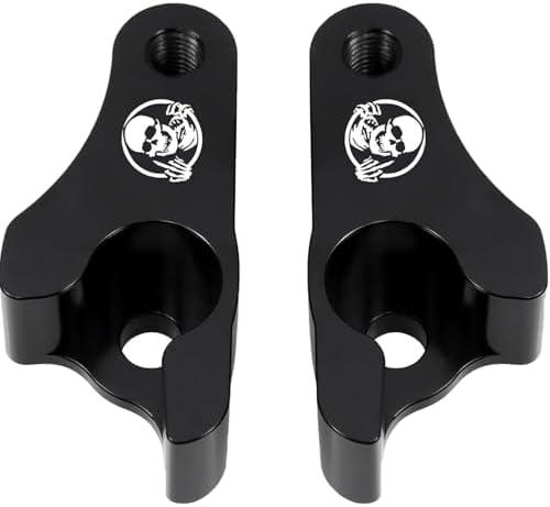 TDZ 2002-2025 Black 2'' Inch Lowering Links Blocks Kit for Harley Davidson Touring Street Glide/Road King/Electra Glide/Road Glide/Ultra Limited/Special/CVO