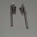 Stainless Steel Self - Adhesive Towel Bar, Nail - Free Bathroom Kitchen Towel Rack, Adjustable Rustproof Organizer for Smooth Surfaces, Includes 2 Adhesive Brackets