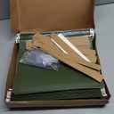 ViVin Hanging File Folders, 1/5-Cut Adjustable Tabs with 48 Per Box, 1 Inch Expansion, 48 Pack Letter Size Hanging File Folders, Designed for Office Home School Filing Cabinet(Green)