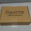Ravinte 30 Pack Solid 3 Inch Cabinet Handles - Brushed Nickel & Satin Nickel Drawer Pulls - Kitchen Cabinet Hardware