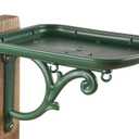 Outdoors Bird Feeder - Tray for Wild Birds and Squirrels for Outside - Cardinal, Finch, Thistle Bird, Woodpecker, Bluebird and More - Outdoor Feeding Station for Garden and Yard - Heavy Duty Platform