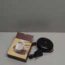 HouseGem Large Candle Warmer Plate - Coffee Cup Mug Warmer for Desk, Candle Melter, Electric Mug Heater for Beverages, Milk & Tea, Coffee Accessories Ideal Gifts Keep Cup Warm (Black)