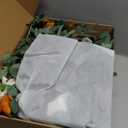 Ling's Moment 6.5FT Backdrop Flower Garland Decorations, Fall Artificial Wedding Arch Flowers, Orange Ceremony Reception Hanging Eucalyptus Rose Arbor Arrangement Outdoor Party Floral Swag