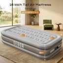 Sebor Air Mattress Twin with Built-in Pump 18", Comfortable Self-Inflating Blow up Mattress with High-Speed Pump, Durable Twin Size Air Mattress with Storage Bag for Guests, Moving, Camping, Travel, 18" Twin XL