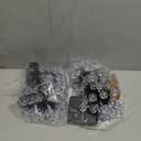 Solar String Lights Outdoor Waterproof, 2 Pack 60 LED 36.5 FT Each, Solar Powered Patio Lights with 8 Lighting Modes for Garden Yard Porch Wedding Party Decor (Warm White)