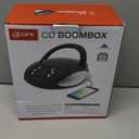 GPX BC111B Portable Top-Loading CD Boombox with AM/FM Radio and 3.5mm Line Input