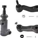 Front Steering Kit for 4WD for Avalanche Suburban Silverado Sierra 2500 3500 Avalanche Suburban Yukon Xl 2500, Idler Arm, Pitman Arm 4 Grooves and Idler Arm Bracket Assembly