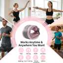 Ankle Weights for Women & Kids - 0.5LB/1LB Each Wrist/Ankle Weight Pair (1LB/2LB Total) Adjustable Arm/Leg Weights for Walking, Running, Pilates, Home Workout with Comfortable Straps (Pink)