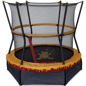 Skywalker Trampolines 60" No-Spring Design Mini Trampoline for Kids and Toddlers with Enclosure Net
