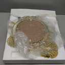 Large Wall Mirror,Modern Wall Mirrors Decorative,3DMetal Ginkgo Biloba Design - Perfect for Living Room, Bedroom, Bathroom, or Entryway Wall Decor (21"L x 36"W)