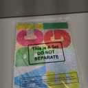 Panelee 145 Pieces 20 Sheets Large Letter Stickers 4 Inch Big Font Alphabet Letter Stickers Self Adhesive for Classroom Window Door Home Decor Mailbox Sign(Colorful Laser)