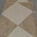 Beeiva Checkered Print 3x5 Washable Area Rug for Bedroom, Non Slip Ultra Thin Beige Entryway Rug Non Shedding Kitchen Rug 3x5, Modern Checkerboard Carpet Plaid Decor for Bathroom Office Nursery