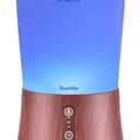BlueHills Large 2000 ML XL Essential Oil Diffuser Aroma Humidifier 2 Liter Capacity for Big Living Room Home Baby Long Run XL Huge Coverage Area High Mist Timer Large Diffuser Dark Wood Grain 2L S3 (2000ml-s3)