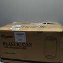 100-Pack Clear Plastic Cans with Easy-Peel Aluminum Lids, 16.9 oz (500 ml), Large