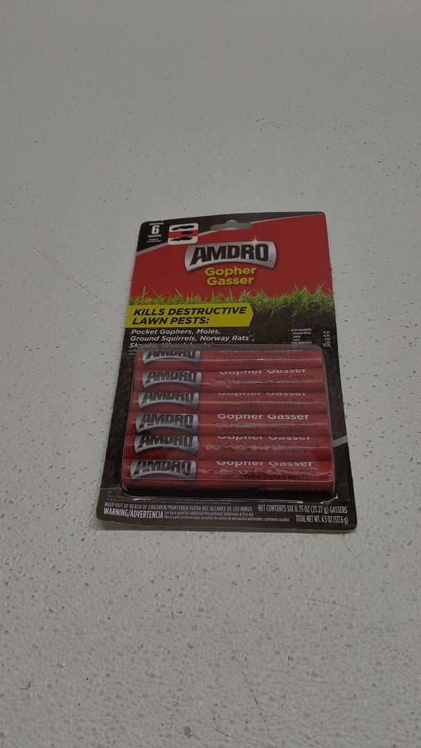 Amdro Gopher Gasser Sticks -1 Package (6 Sticks Total)