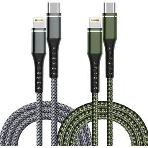 USB C to Lightning Cable 2 Pack 3FT [Apple MFi Certified] iPhone Cable, iPhone Charger Cable Type C Lightning Cord for iPhone 14 13 12 11 Pro Max XS XR X 8 7 6s Plus SE iPad and More. (3FT)