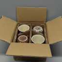 QUTREY Coffee Mugs Set of 4, Large Ceramic Coffee Mugs with Handle, Drinking Mug Cups for Latte, Tea, Cocoa, Milk, Juice, Assorted Rock Magma Patterns, 15oz