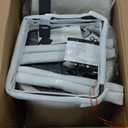 COLAMY Bar Stools Set of 2, 26.18" Counter Height Swivel Stools with Thick Padded Seat, Adjustable Footrest & 360 Rotation, Soft Fabric Upholstery for Kitchen Island/Home Bar/Cafe, Beige : Home & Kitchen