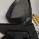 A-Premium Pair (2) Driver and Passenger Side Power Door Mirror - Compatible with Mazda 3/3 Sport 2010 2011 2012 2013 - Non-Heated Manual Folding Black Outside Rear View Mirror - Replace# BBM26918ZL