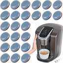 Appliance Sliders for Kitchen 24 PCS Self-Adhesive Small Kitchen Finds Appliance Slider Hacks Easy to MovIing & Space Saving Must Have Home Gadgets Mixer Accessories for Countertop (19mm)