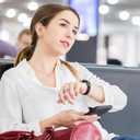 2 x SaNgaiMEi Bling Band Compatible with Apple Watch Band 38mm 40mm 41mm 42mm 44mm 45mm 49mm Women Rhinestone Stainless Steel Strap for iWatch Ultra 2, iWatch Ultra Series SE 9/8/7/6/5/4/3/2/1