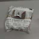 Vellure Door Draft Stopper for Bottom of Door - Premium Door Sweep for Bottom of Door/Weather Stripping Door Seal (Save Energy  installs Quickly and Easily) Door Strip Ideal for (white)