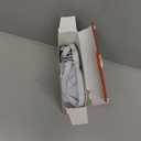 Flat Plug Power Strip Surge Protector, 5ft Ultra Thin Extension Cord with 4 USB Wall Charger(2 USB C Port), 6 Widely-Spaced Outlets Power Strip Compact for Travel, Office, Dorm Room Essentials (White)