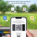 DEWENWILS 300W Matter Smart Low Voltage Landscape Transformer with 3 Independent Outputs, 120V AC to 12V/14V AC, Works with Apple Home, Alexa & Google Home,2.4GHz Wi-Fi only for Landscape Lighting