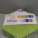 Ekkogo Acoustic Soundproof Wall Panels 12-Pack - 14"X12.1"X0.4" High Density Sound Dampening - Gin Green