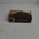 SPUNKYJUNKY Ceramic Dog and Cat Bowl Set with Wooden Stand, Modern Cute Weighted Food Water Set for Small Size Dogs (13.5OZ) & Medium Sized Dogs (28.7OZ) & Cats (1.7 Cups, 2  Black)