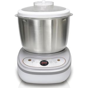 Dough Mixer with Ferment Function,Dough Maker with 6.6Qt Large Capacity,Household Bread Mixer for Pizza, Roti, Dumplings, and Sourdough Kneading Machine with Stainless Steel Bowl, Face-up Touch Panel