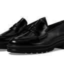 Paul Green Women's Samone Loafer, Black Brushed Leather, 7.5