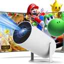 HY300 Mini Projector , 4K Support Smart Portable Projector Auto Keystone , 180 Degree Rotation, Home Video Projector