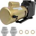W3SP2610X15 Single Speed Pool Pump 1.5 HP 115/230V Compatible with Hayward SP2610X15 Super Pool Pump for All In-Ground Swimming Pools and Spas