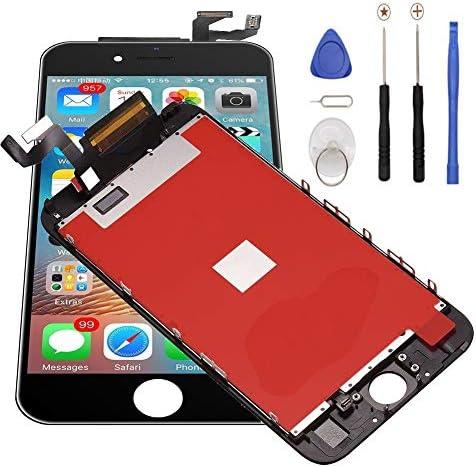 New for iPhone 6s 4.7 Inch Retina HD LCD Digitizer Display 3D Touch Screen Replacement Full Assembly Model: A1633 A1688 A1700 with Repair Tools Kit in Black