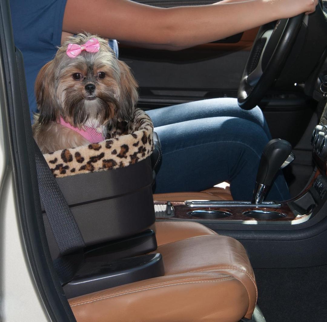Pet Gear Booster Seat for Dogs/Cats, Removable Washable Comfort Pillow + Liner, Safety Tethers Included, Installs in Seconds, No Tools Required, 2 Colors