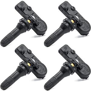 TPMS Sensor,433Mhz Tire Pressure Monitoring Sensor Fit for Chrysler Jeep Dodge Ram Replace# 56029398AB (Four Pieces Sensors)